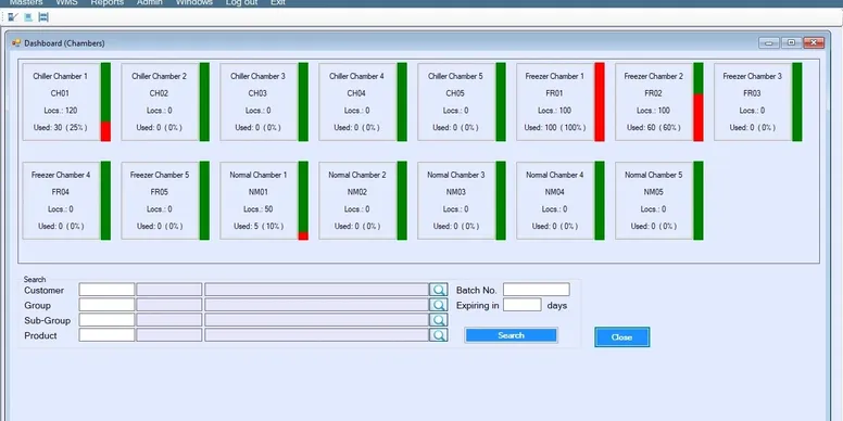 Dashboard (Chambers)